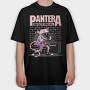 Pink Pantera Guitar, Tricou Oversize Barbati (Unisex)