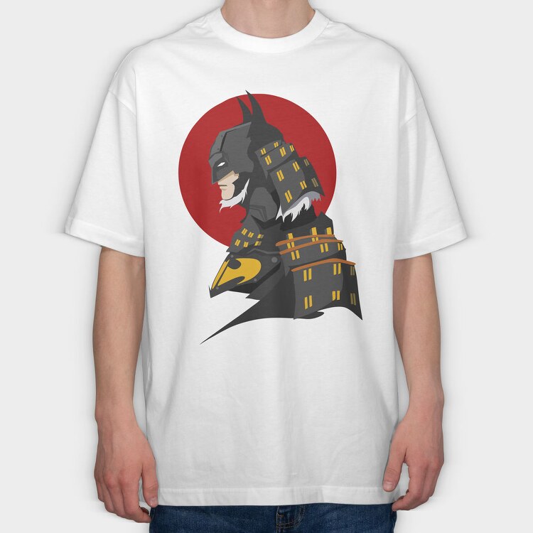 Batman Samurai, Tricou Oversize Barbati (Unisex)