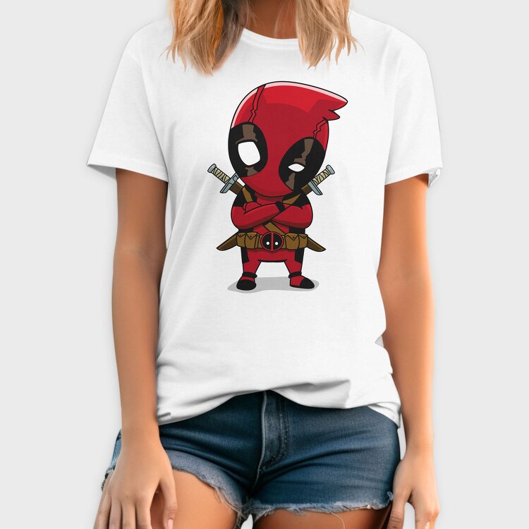 Deadpool Chibi, Tricou Barbati (Unisex)