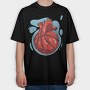 Heart Beat Life, Tricou Oversize Barbati (Unisex)