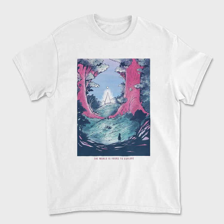 Tricou Barbati (Unisex), Fantasy_Landscape_03