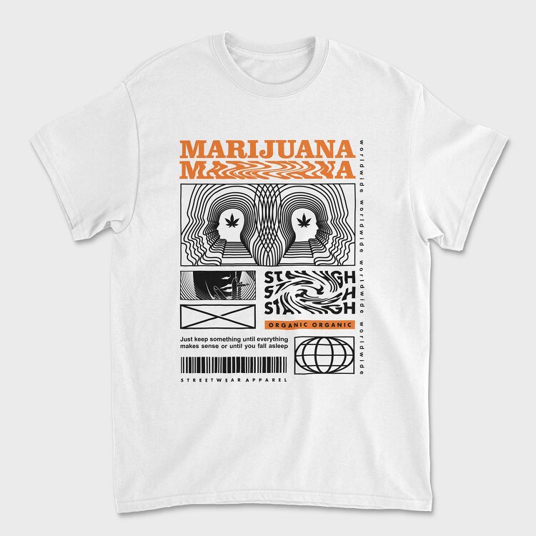 Marijuana 1, Tricou Barbati (Unisex)