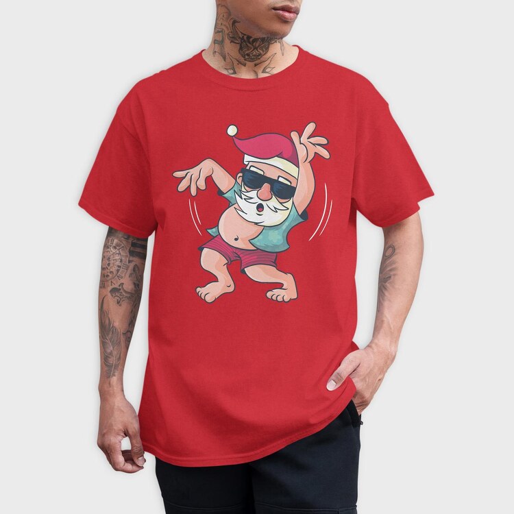 Santa Dancing, Tricou Barbati (Unisex)