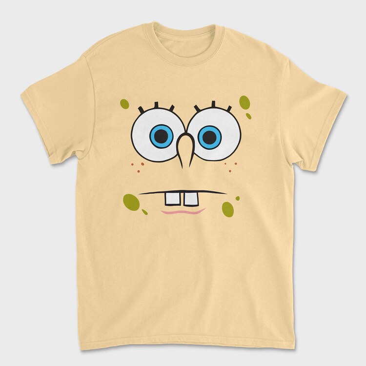 Tricou Barbati (Unisex), SpongeBob face 13