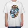 Skeletor Skull Mask, Tricou Oversize Barbati (Unisex)