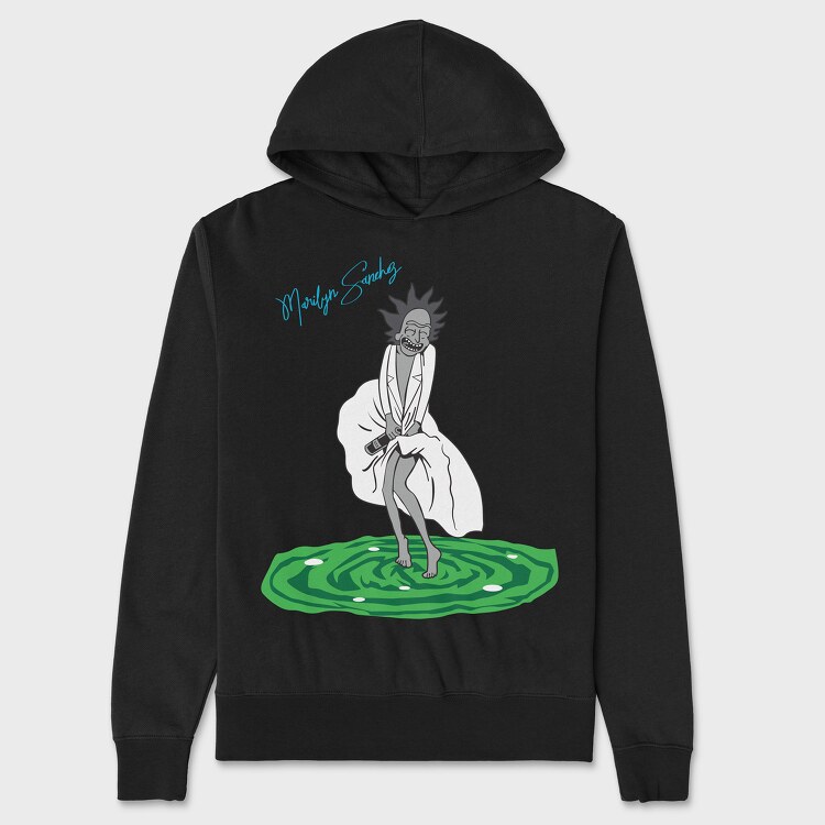 Rick and Morty 50, Hanorac Oversize Barbati (Unisex)