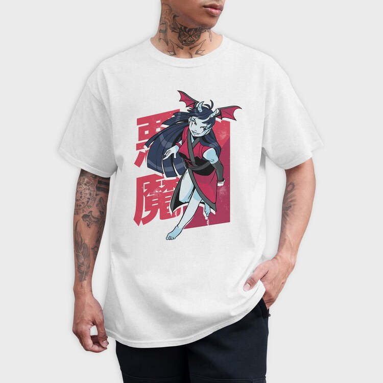 Demon Girl Manga, Tricou Barbati (Unisex)
