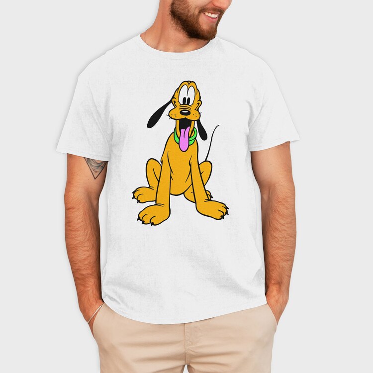 Cartoon Retro Pluto 6, Tricou Barbati (Unisex)