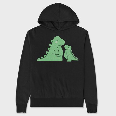 Cute Dinosaur, Hanorac Oversize Barbati (Unisex)