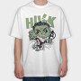Hulk Avengers Chibi, Tricou Oversize Barbati (Unisex)