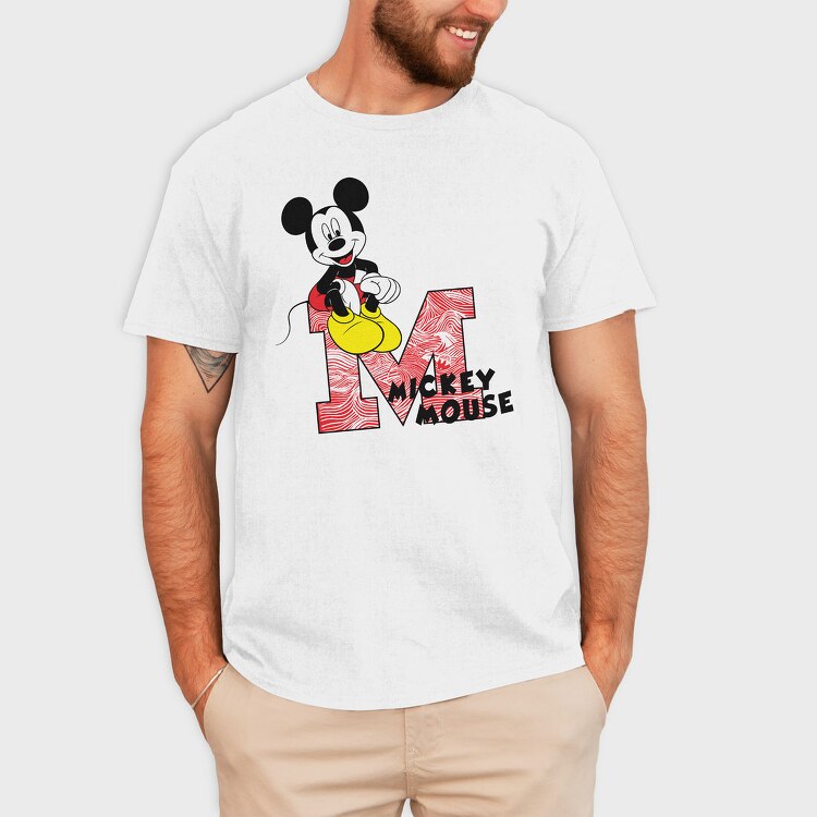 Mickey Mouse M, Tricou Barbati (Unisex)