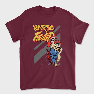 Mario Fighter, Tricou Barbati (Unisex)