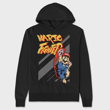 Mario Fighter, Hanorac Oversize Barbati (Unisex)