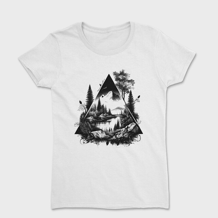 Tricou Femei, Landscape Triangle