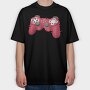Ps4 Controller, Tricou Oversize Barbati (Unisex)