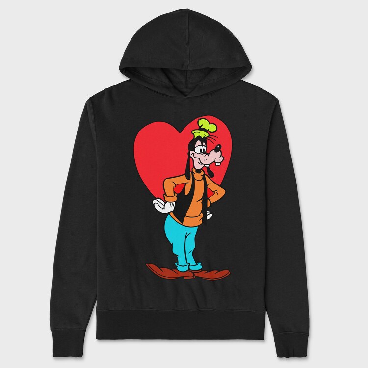 Hanorac Barbati (Unisex), Cartoon Retro Goofy 2