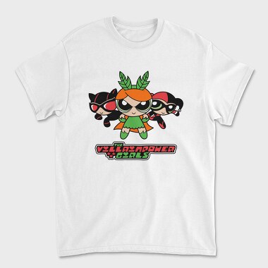 Tricou Barbati (Unisex), The Powerpuff Girls Catwoman Harley