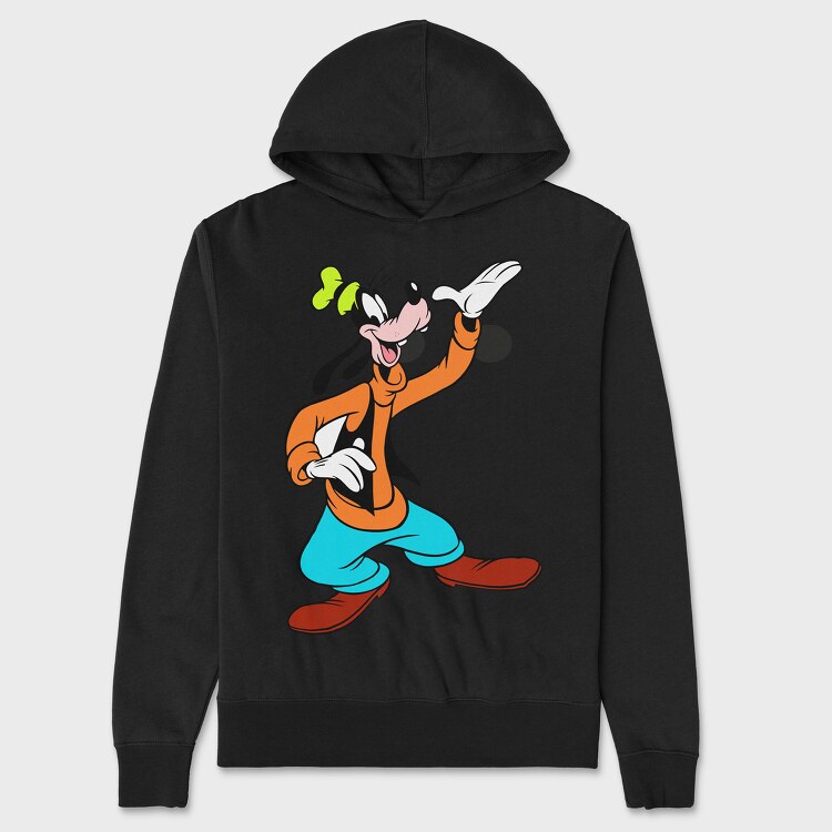 Hanorac Barbati (Unisex), Cartoon Retro Goofy 4