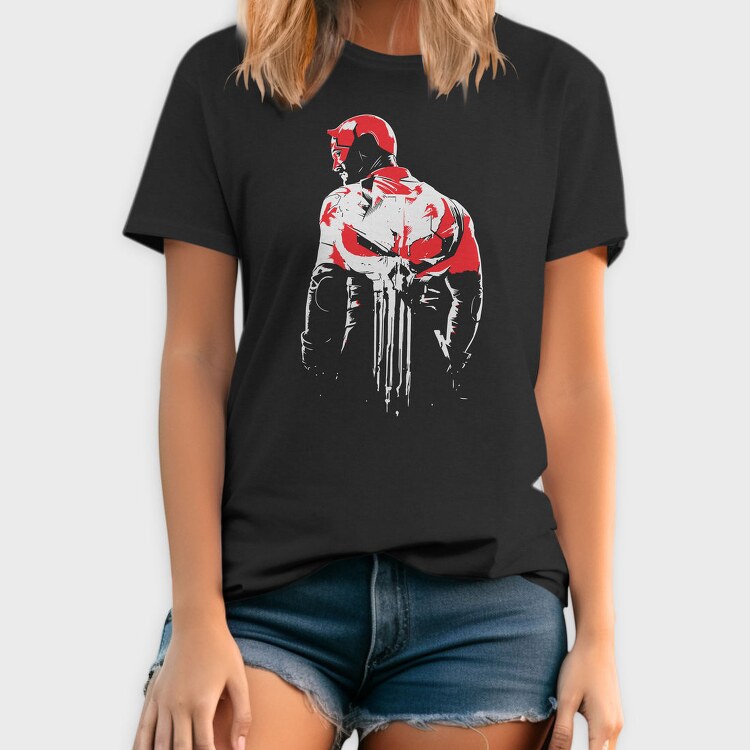 Punisher Silhouette, Tricou Barbati (Unisex)