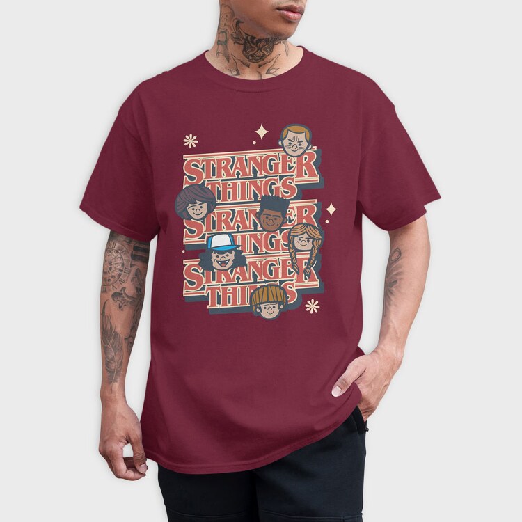 Stranger Things 8, Tricou Barbati (Unisex)