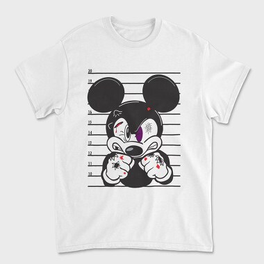 Prisoner Mickey Mouse, Tricou Barbati (Unisex)