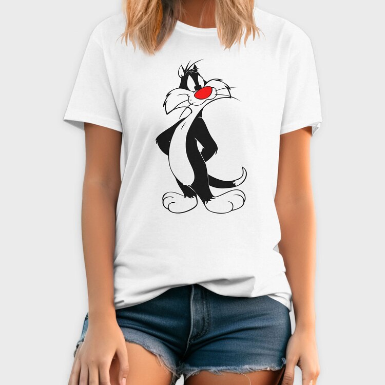 Cartoon Retro Silvestre 3, Tricou Barbati (Unisex)