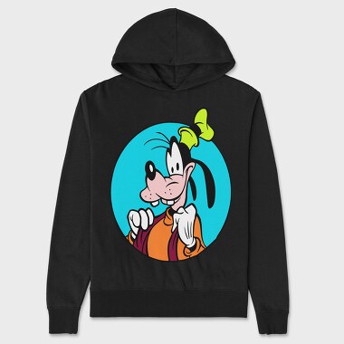 Cartoon Retro Goofy 6, Hanorac Oversize Barbati (Unisex)