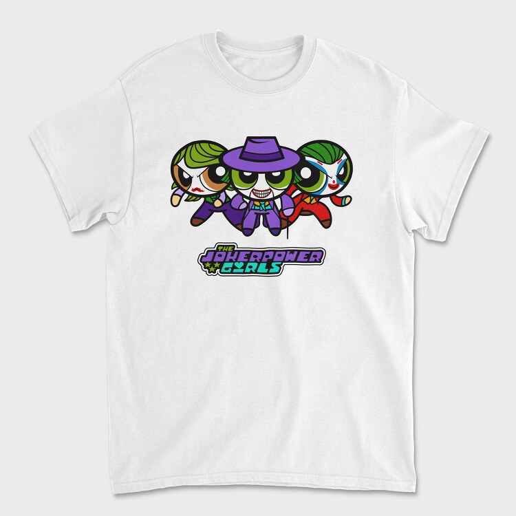 Tricou Barbati (Unisex), The Powerpuff Girls Joker