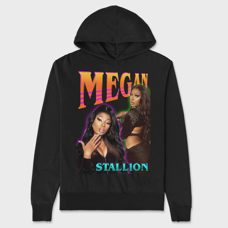 Megan Stallion, Hanorac Oversize Barbati (Unisex)