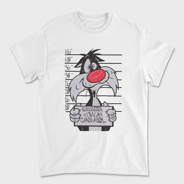 Tricou Barbati (Unisex), Prisoner Sylvester