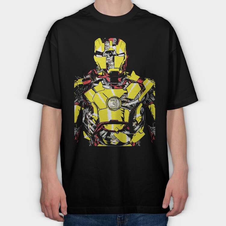 Ironman Mark 43, Tricou Oversize Barbati (Unisex)