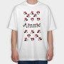 Minnie Mouse Bow Collection, Tricou Oversize Barbati (Unisex)