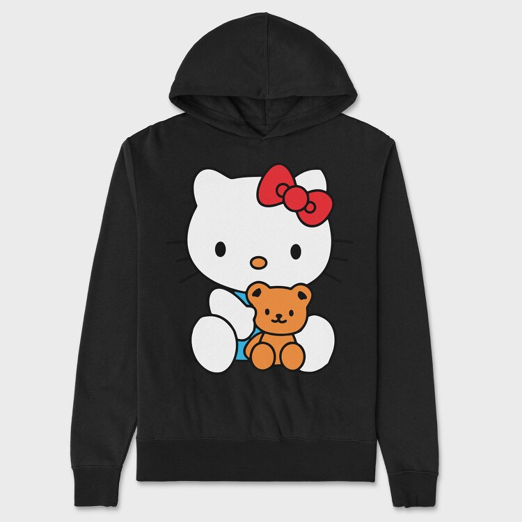 Hanorac Barbati (Unisex), Cartoon Retro Hello Kitty 5