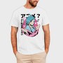 Blue Hair Sorry No, Tricou Barbati (Unisex)