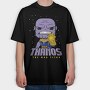 Purple Titan Thanos, Tricou Oversize Barbati (Unisex)