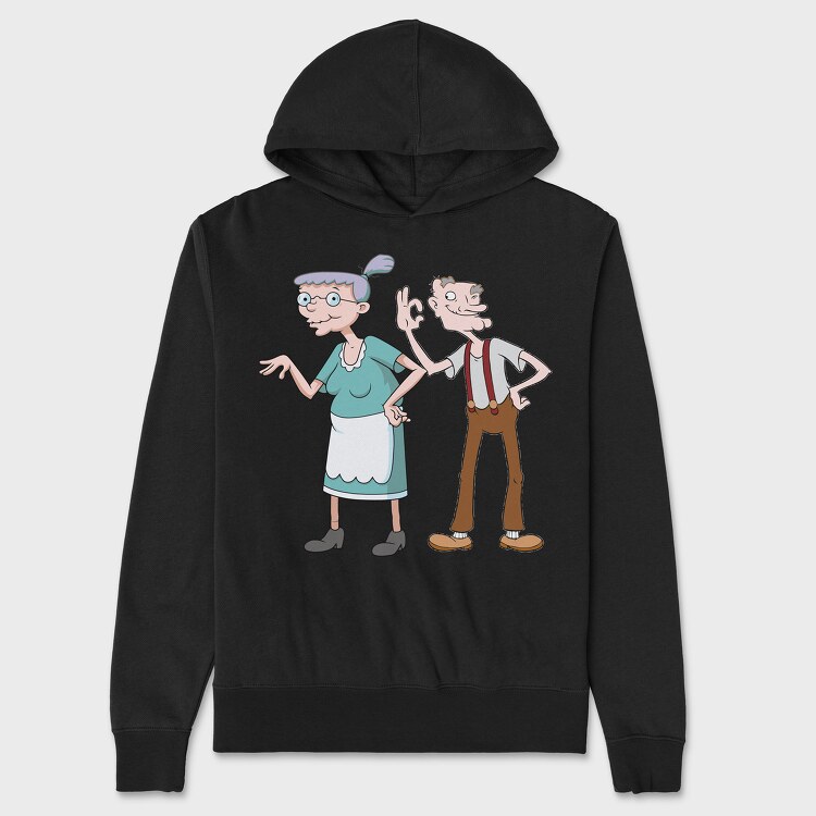 Hanorac Barbati (Unisex), Cartoon Retro Hey Arnold 3