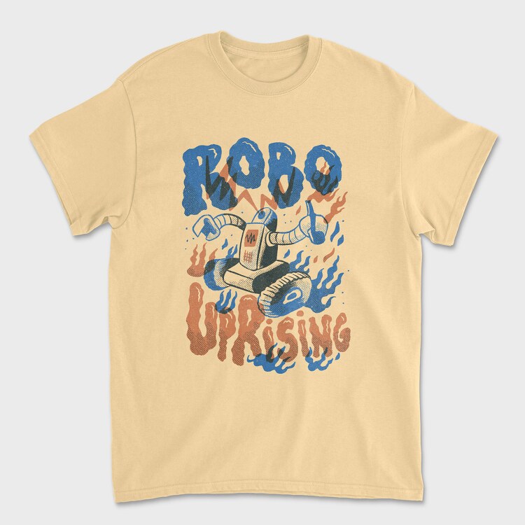 Robot Invasion 08, Tricou Barbati (Unisex)