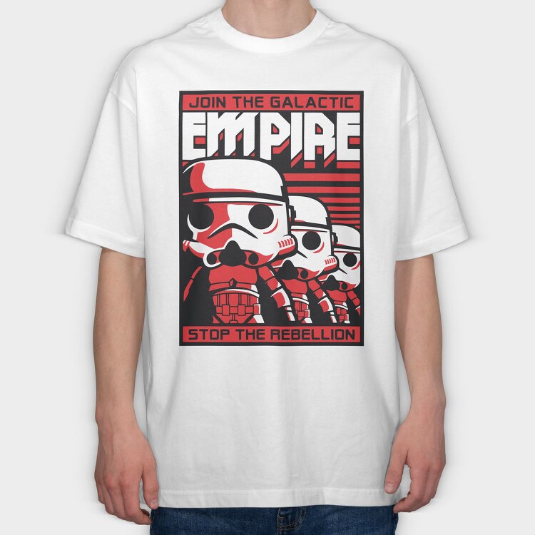 Join The Empire, Tricou Oversize Barbati (Unisex)