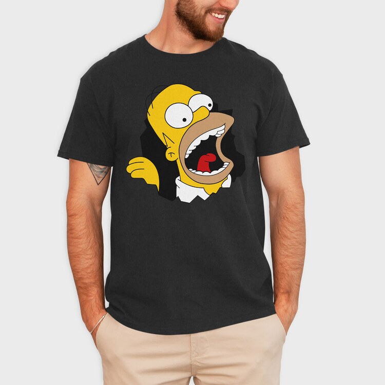 Homer Simpson 2, Tricou Barbati (Unisex)