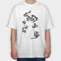 Smoke Leaf Woman, Tricou Oversize Barbati (Unisex)