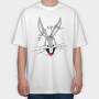 Bugs Whats Up Doc, Tricou Oversize Barbati (Unisex)