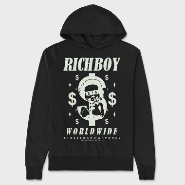 Richboy 1, Hanorac Oversize Barbati (Unisex)