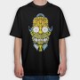 Solar Skull, Tricou Oversize Barbati (Unisex)