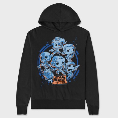 Star Wars 10, Hanorac Oversize Barbati (Unisex)