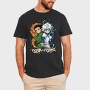 Bunbun Ninja Battle, Tricou Barbati (Unisex)