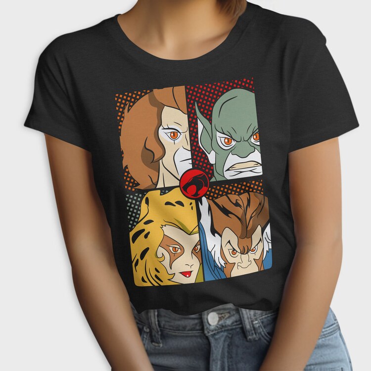 Neon Wolf Howl 10, Tricou Femei