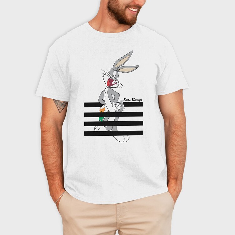 Bunny Carrot Chase, Tricou Barbati (Unisex)