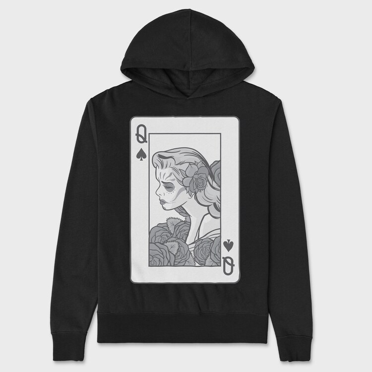 Poker Card, Hanorac Oversize Barbati (Unisex)