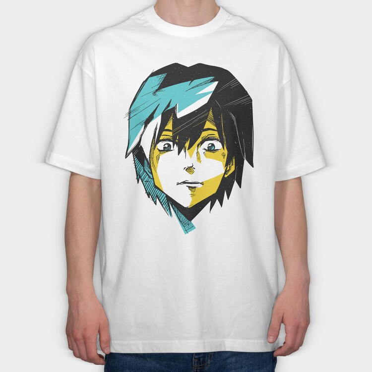 Electric Dream Eyes, Tricou Oversize Barbati (Unisex)