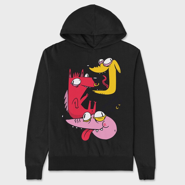 Crazy Dog, Hanorac Oversize Barbati (Unisex)